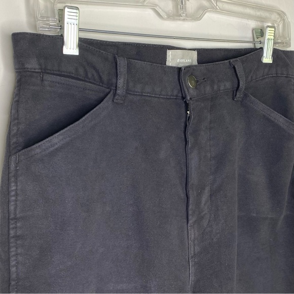 Everlane Organic Cotton Straight Leg High Waisted Pants Black Size 6 - Picture 6 of 11